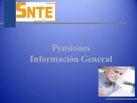 Pensiones Información General