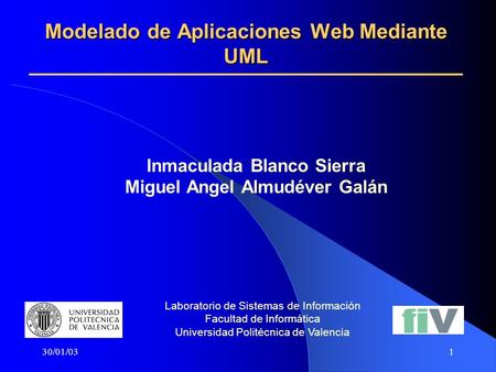 Modelado de Aplicaciones Web Mediante UML