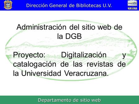 Administración del sitio web de la DGB