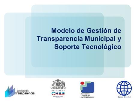 Modelo de Gestión de Transparencia Municipal y Soporte Tecnológico