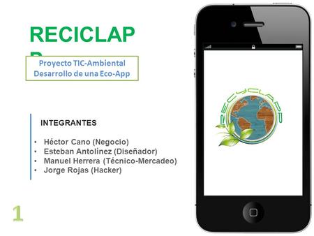 Proyecto TIC-Ambiental Desarrollo de una Eco-App