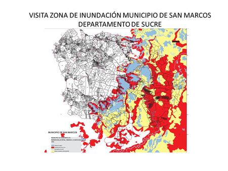 ANTECEDENTES El municipio de San Marcos Sucre, y mas específicamente la zona que se encuentra enmarcada en la región de la Mojana, a partir del colapso.