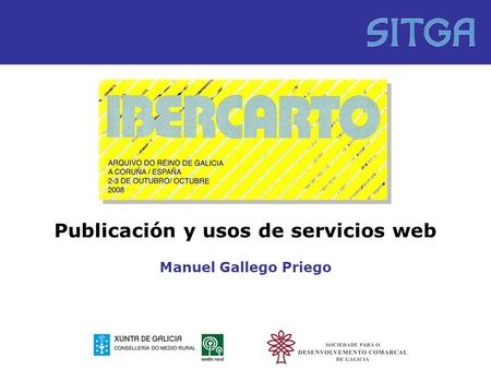 Publicación y usos de servicios web