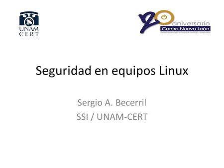 Seguridad en equipos Linux