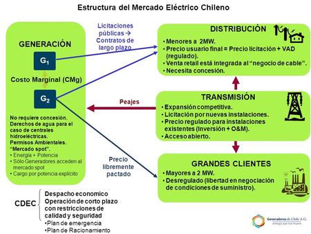 Estructura del Mercado Eléctrico Chileno