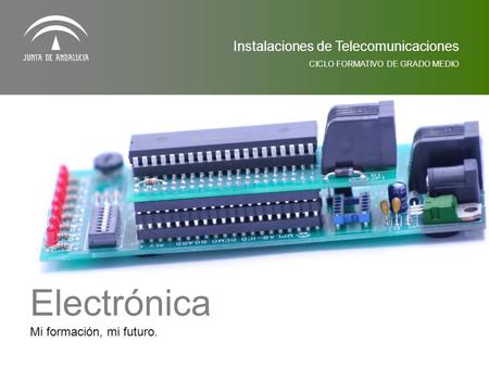 Electrónica Instalaciones de Telecomunicaciones