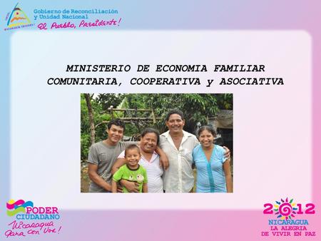MINISTERIO DE ECONOMIA FAMILIAR COMUNITARIA, COOPERATIVA y ASOCIATIVA