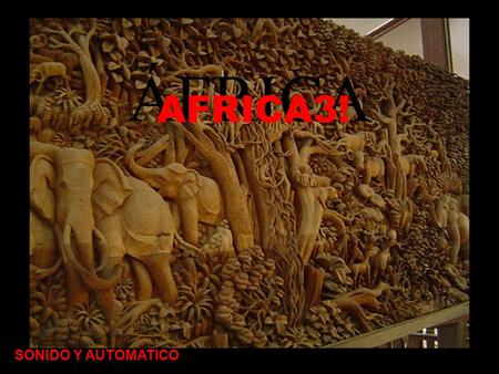 ÁFRICA AFRICA3! SONIDO Y AUTOMATICO.