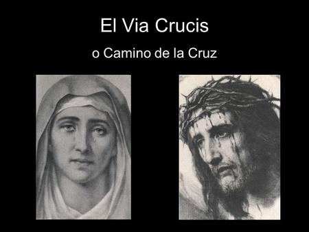 El Via Crucis o Camino de la Cruz.