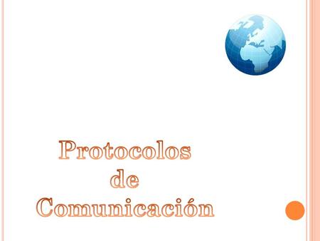 Protocolos de Comunicación.