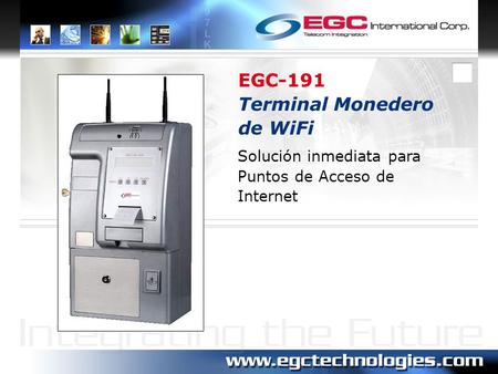 EGC-191 Terminal Monedero de WiFi