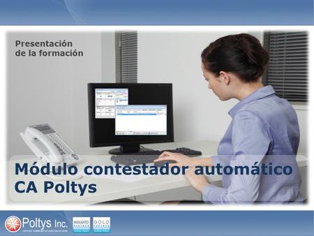 Módulo contestador automático CA Poltys