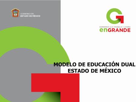 MODELO DE EDUCACIÓN DUAL ESTADO DE MÉXICO