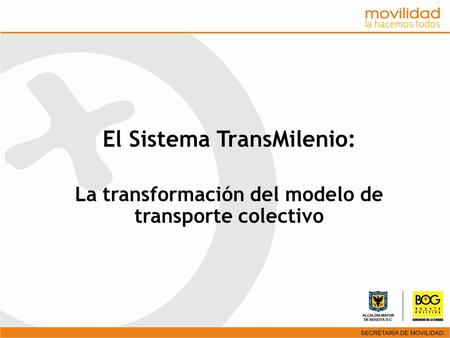La transformación del modelo de transporte colectivo