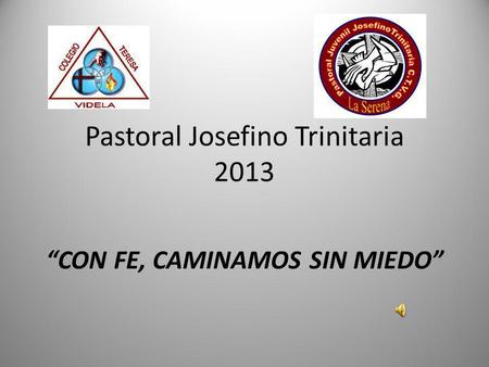 Pastoral Josefino Trinitaria 2013