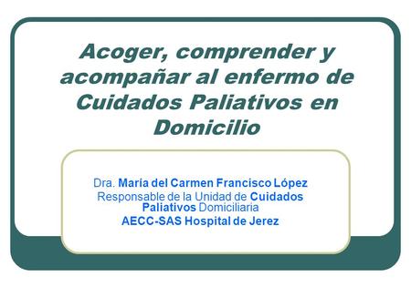 AECC-SAS Hospital de Jerez