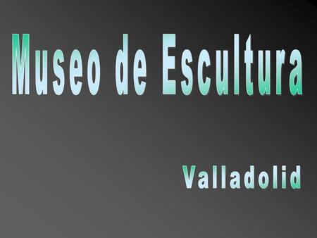Museo de Escultura Valladolid.