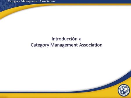 Introducción a Category Management Association