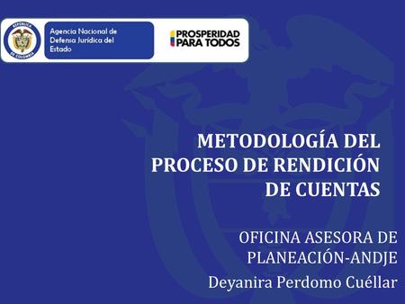 METODOLOGÍA DEL PROCESO DE RENDICIÓN DE CUENTAS