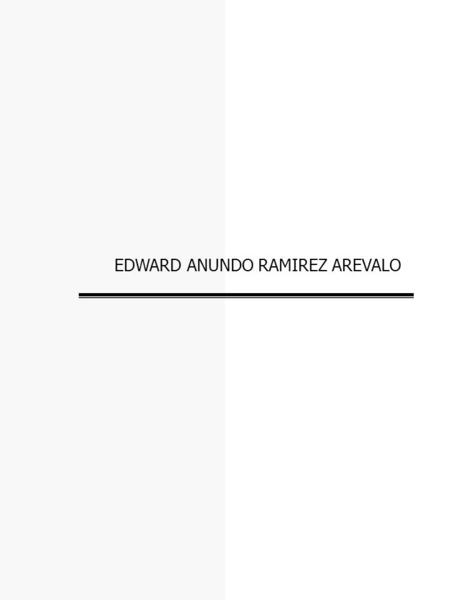 EDWARD ANUNDO RAMIREZ AREVALO