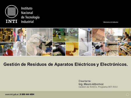 Gestión de Residuos de Aparatos Eléctricos y Electrónicos.