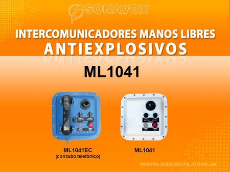 ML1041 ML1041EC (con tubo telefónico) ML1041.