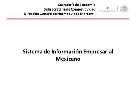 Sistema de Información Empresarial Mexicano