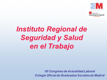 Instituto Regional de Seguridad y Salud en el Trabajo