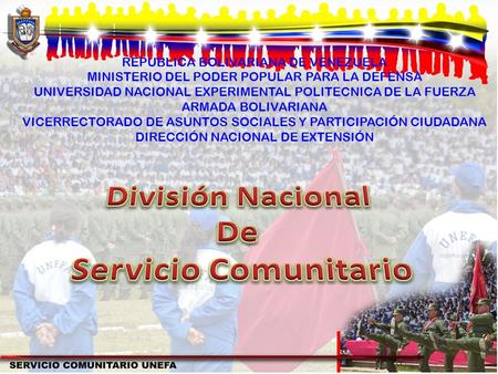 División Nacional De Servicio Comunitario
