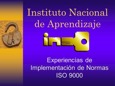 Instituto Nacional de Aprendizaje