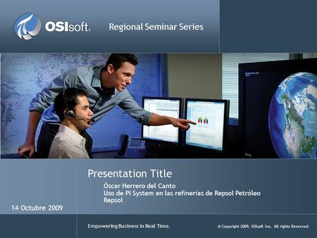 Presentation Title Regional Seminar Series 14 Octubre 2009