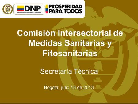 Comisión Intersectorial de Medidas Sanitarias y Fitosanitarias
