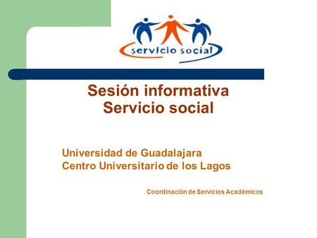 Sesión informativa Servicio social