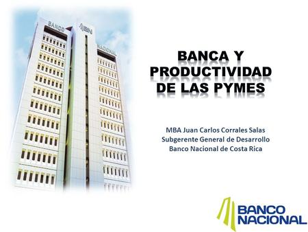Banca y PRODUCTIVIDAD DE LAS PYMES