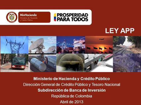 LEY APP Ministerio de Hacienda y Crédito Público