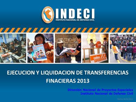 EJECUCION Y LIQUIDACION DE TRANSFERENCIAS FINACIERAS 2013