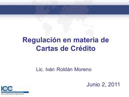Regulación sobre Cartas de Crédito