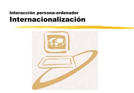 Interacción persona-ordenador Internacionalización