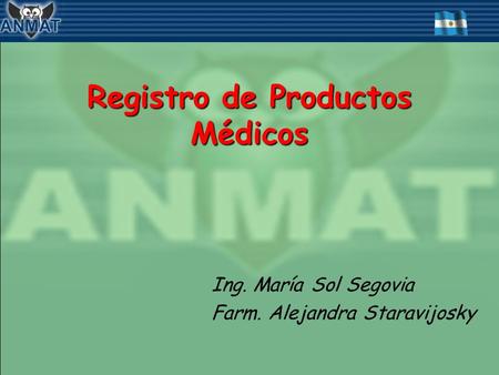 Registro de Productos Médicos