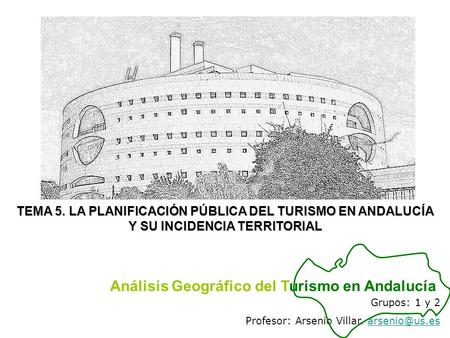 Análisis Geográfico del Turismo en Andalucía