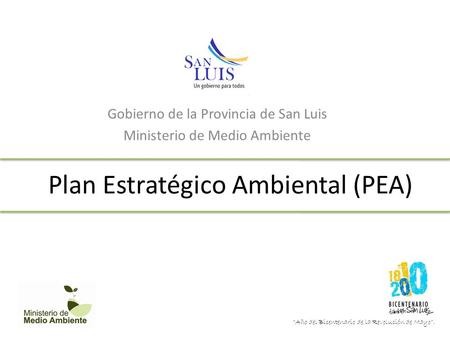 Plan Estratégico Ambiental (PEA)