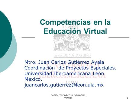 Competencias en la Educación Virtual