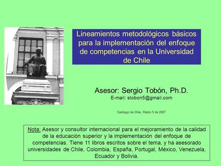 Asesor: Sergio Tobón, Ph.D.