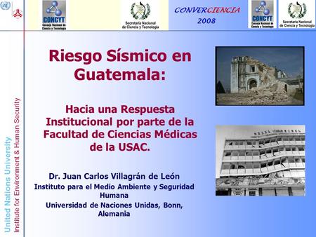 Riesgo Sísmico en Guatemala:
