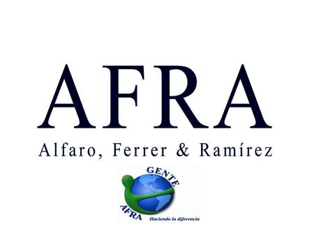 Informe de Progreso Red Pacto Global Alfaro, Ferrer & Ramírez Abogados- Attorneys at Law Panamá, 30 de enero de 2008.