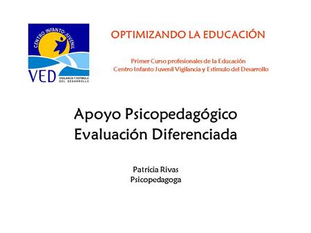 Apoyo Psicopedagógico Evaluación Diferenciada