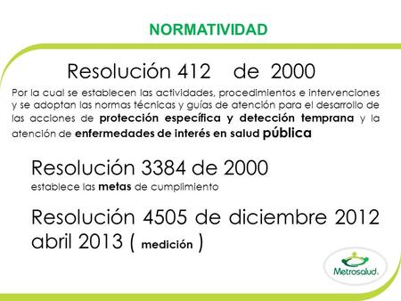 Resolución 4505 de diciembre 2012 abril 2013 ( medición )