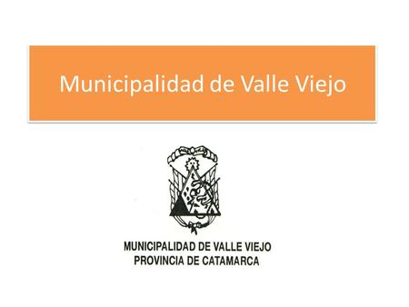 Municipalidad de Valle Viejo