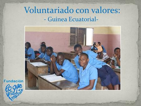 Voluntariado con valores: