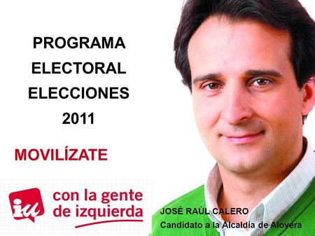 PROGRAMA ELECTORAL ELECCIONES 2011